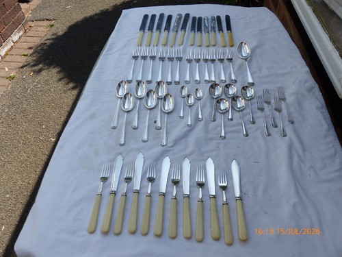 Piece silver plate mappin - piece,