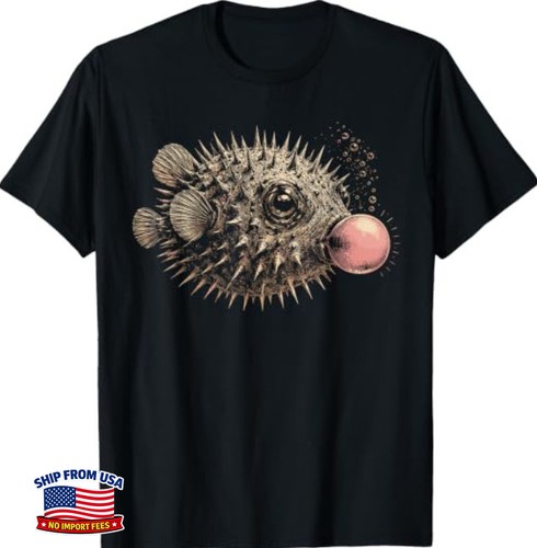 Retro puffer fish bubble gum - bubble,