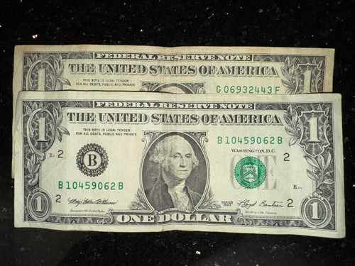 Old vintage dollar bill - $1,