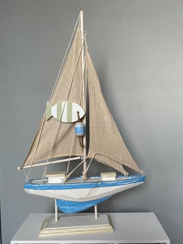 41cm rustic blue white - &, sail