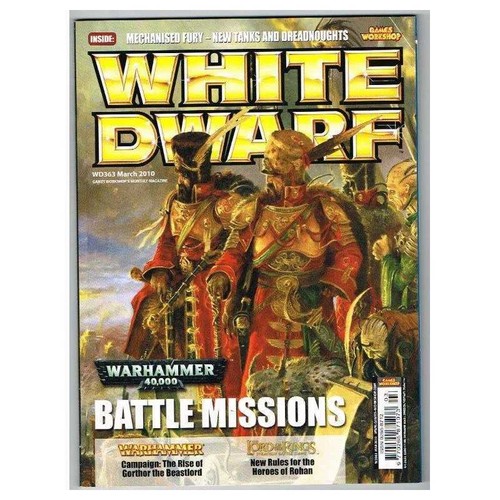 White dwarf magazine - white,