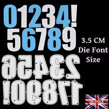 Numbers Metal Cutting Dies Card making, Scrapbooking, Number Dies, Crafting, E5
