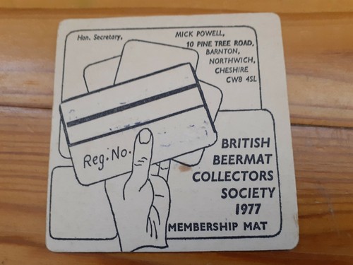 British beermat collectors - beermat,