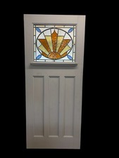 Art Deco Stained Glass Front