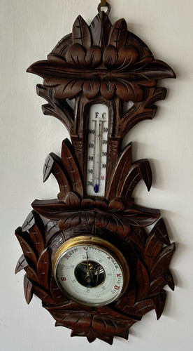 Antique black forest aneroid - antique,
