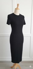 PLT Black Midi Dress - Size 8 - Very Good Condition
