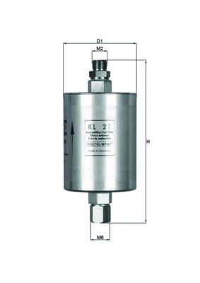 Mahle fuel filter - kl, 21