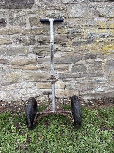 Vintage milk churn trolley - vintage,