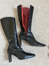 Black knee high jeffery - knee,