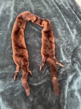 Vintage Real Mink Fur Scarf
