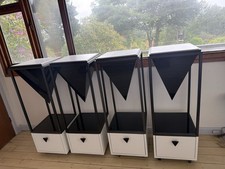 Bespoke Designed Jewellery Display Cabinets. Modular, on Wheels, With Storage