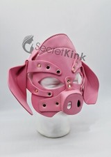 Vegan Leather Pig Mask Face
