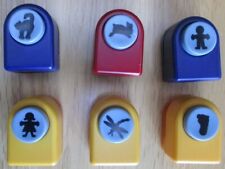 Set 6 Punches  cat rabbit male female  dragonfly foot