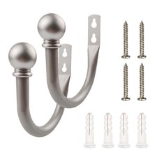 Metal Curtain Hold Backs x 2