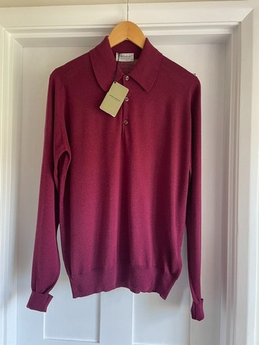 John smedley maroon red - smedley,