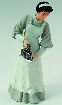 Maid ironing for - 12th, scale