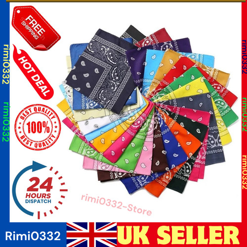 Bandana cotton paisley - bandana,