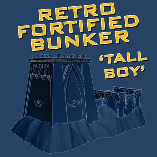 Retro fortified bunker tall - retro, "tall