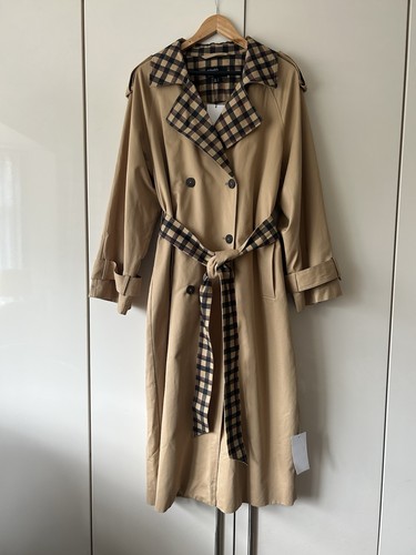 Camel beige gingham - &,