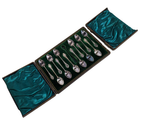 Set silver plated - set, 12