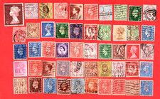 Great britain perfin stamps - great,