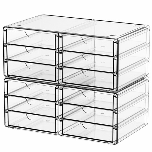 Pack acrylic storage drawers - storage,