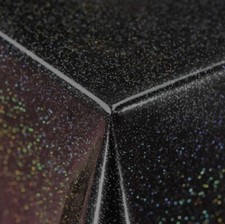 Black Glitter Tablecloth PVC