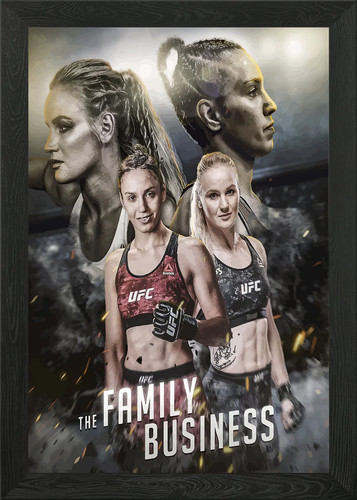 Ufc framed wall art poster - framed,
