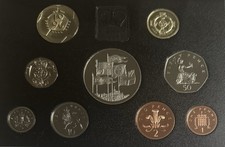 1996  Proof Coins Of GB Set. 9 Coins & Royal Mint Medal. Blue Case. Clean (3)