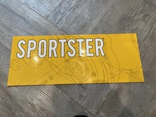 Harley Davidson Sportster Dealer Sign Vinyl Magnetic Back 20” X 8”