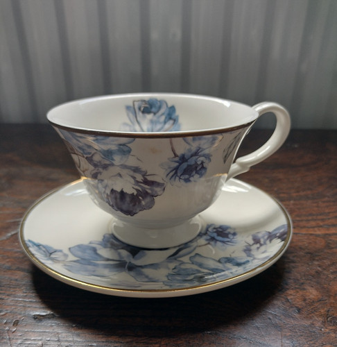 Fox ivy blue jardin floral - ivy,