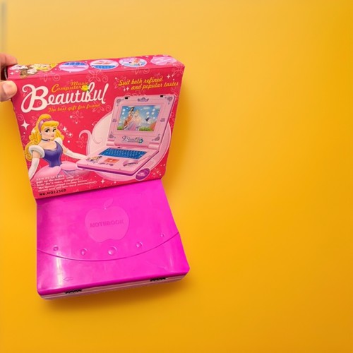 Pink kids laptop - laptop, music