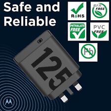 Original Motorola TurboPower 125W USB-PD Mains Wall Charger Plug Only