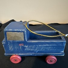 Vintage Looking Blue Truck
