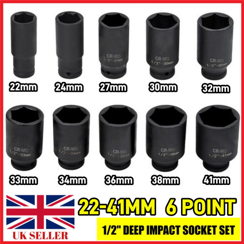 10x axle hub nut deep - nut, impact
