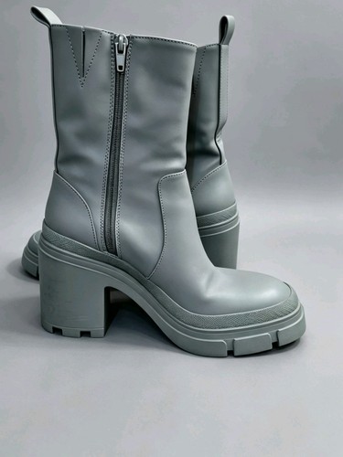 Zara grey pale - green, chunky