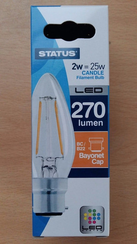 25w led clear filament - =25w,