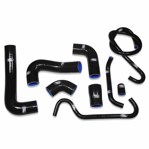Black samco silicon rad hoses - rad,