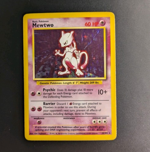 Pokemon card mewtwo - mewtwo, holo