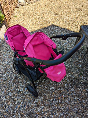 Britax double pushchair pram - britax,
