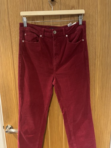 Ladies red corduroy - ladies,