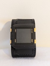 Black Dice watch limited edition 146/250 black leather strap display box digital