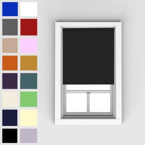 Thermal blackout roller blinds - blackout,