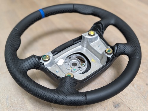 New leather steering - leather,