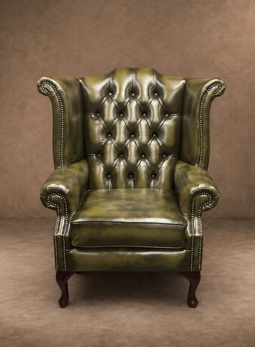 Chesterfield wingback armchair - wingback,