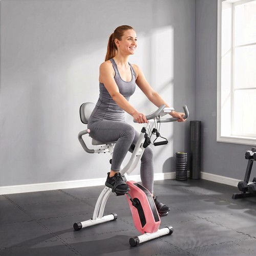 Folding exercise bike - 4-in-1,