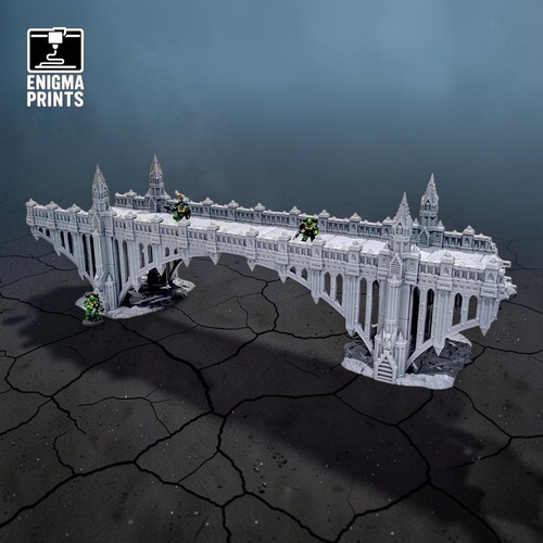 Gothic bridge ruins short wide - gothic,