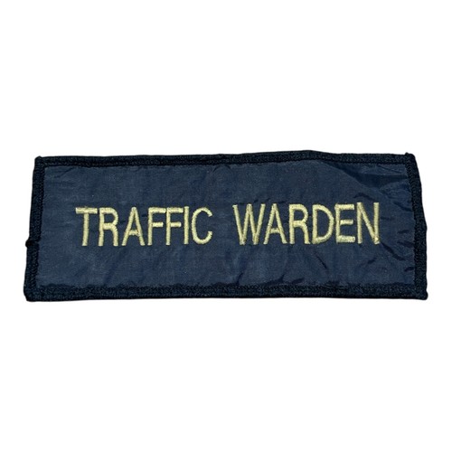 Traffic warden embroidered sew - traffic,