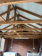 Roof Trusses Garage Barn Shed Outhouse Timber Frame Garden Shed