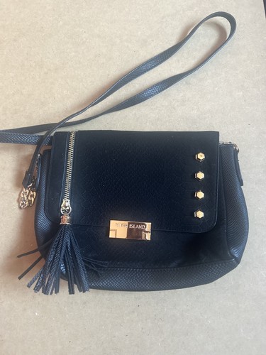 River island black tassel - river, side